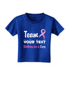 Personalized Team -Name- Breast Cancer Walk - Walking for a Cure Toddler T-Shirt Dark-Toddler T-Shirt-TooLoud-Royal-Blue-2T-Davson Sales