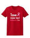 Personalized Team -Name- Breast Cancer Walk - Walking for a Cure Womens Dark T-Shirt-TooLoud-Red-X-Small-Davson Sales