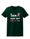 Personalized Team -Name- Breast Cancer Walk - Walking for a Cure Womens Dark T-Shirt-TooLoud-Forest-Green-Small-Davson Sales