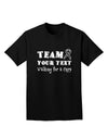 Personalized Team -Name- Walking for a Cure Adult Dark T-Shirt-Mens T-Shirt-TooLoud-Black-Small-Davson Sales