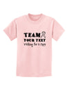 Personalized Team -Name- Walking for a Cure Childrens T-Shirt-Childrens T-Shirt-TooLoud-PalePink-X-Small-Davson Sales