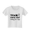 Personalized Team -Name- Walking for a Cure Toddler T-Shirt-Toddler T-Shirt-TooLoud-White-2T-Davson Sales