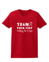 Personalized Team -Name- Walking for a Cure Womens Dark T-Shirt-TooLoud-Red-X-Small-Davson Sales