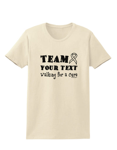 Personalized Team -Name- Walking for a Cure Womens T-Shirt-Womens T-Shirt-TooLoud-Natural-X-Small-Davson Sales