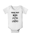 Personalized The Man The Myth The Legend Baby Romper Bodysuit by TooLoud-Baby Romper-TooLoud-White-06-Months-Davson Sales