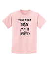 Personalized The Man The Myth The Legend Childrens T-Shirt by TooLoud-Childrens T-Shirt-TooLoud-PalePink-X-Small-Davson Sales