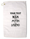 Personalized The Man The Myth The Legend Premium Cotton Golf Towel - 16 x 25 inch by TooLoud-Golf Towel-TooLoud-16x25"-Davson Sales