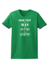 Personalized The Man The Myth The Legend Womens Dark T-Shirt by TooLoud-Womens T-Shirt-TooLoud-Kelly-Green-X-Small-Davson Sales