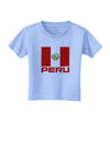 Peru Flag Toddler T-Shirt-Toddler T-Shirt-TooLoud-Aquatic-Blue-2T-Davson Sales