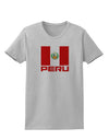 Peru Flag Womens T-Shirt-Womens T-Shirt-TooLoud-AshGray-X-Small-Davson Sales