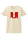 Peru Flag Womens T-Shirt-Womens T-Shirt-TooLoud-Natural-X-Small-Davson Sales