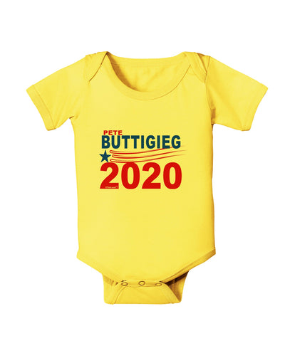 Pete Buttigieg 2020 President Baby Romper Bodysuit by TooLoud-TooLoud-Yellow-06-Months-Davson Sales
