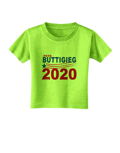 Pete Buttigieg 2020 President Toddler T-Shirt by TooLoud-TooLoud-Lime-Green-2T-Davson Sales