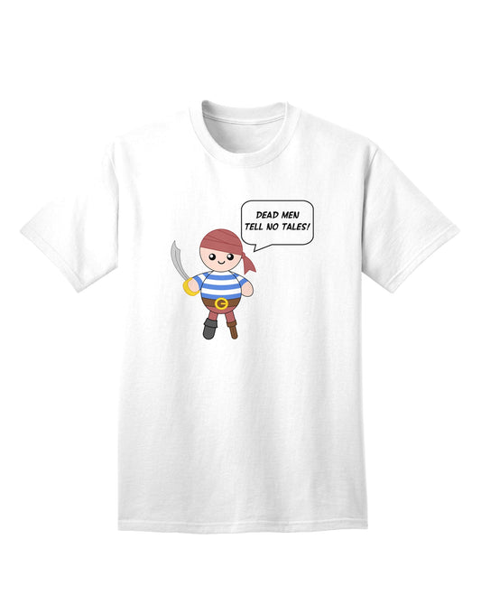 Petey the Pirate Adult T-Shirt - A Captivating Addition to Your Wardrobe-Mens T-shirts-TooLoud-White-Small-Davson Sales