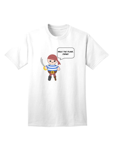 Petey the Pirate Adult T-Shirt - A Must-Have for Swashbuckling Enthusiasts-Mens T-shirts-TooLoud-White-Small-Davson Sales