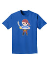 Petey the Pirate - Halloween Adult Dark T-Shirt-Mens T-Shirt-TooLoud-Royal-Blue-Small-Davson Sales