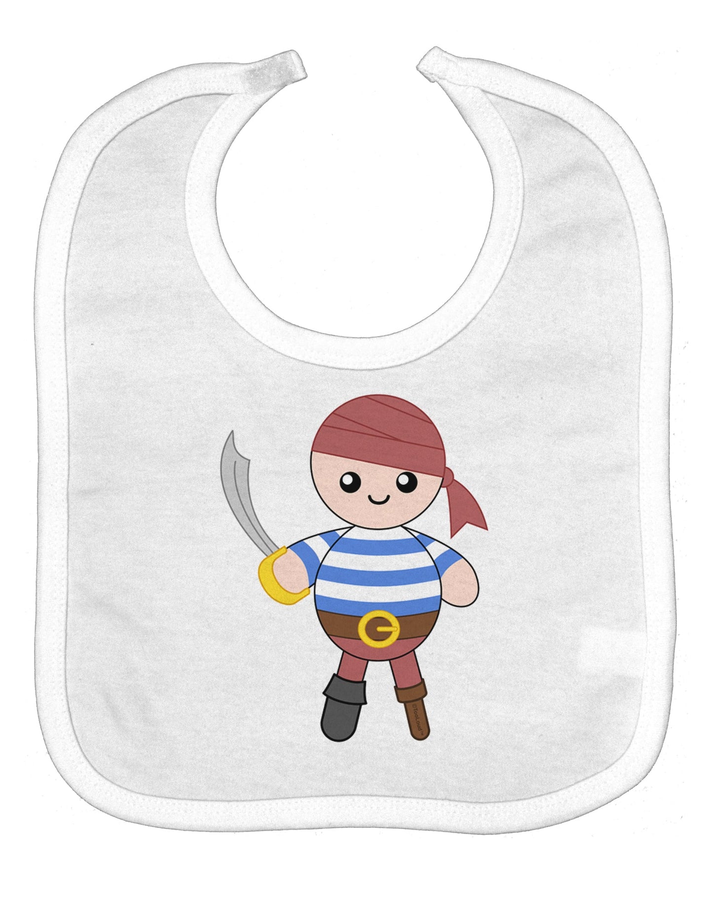Petey the Pirate - Halloween Baby Bib