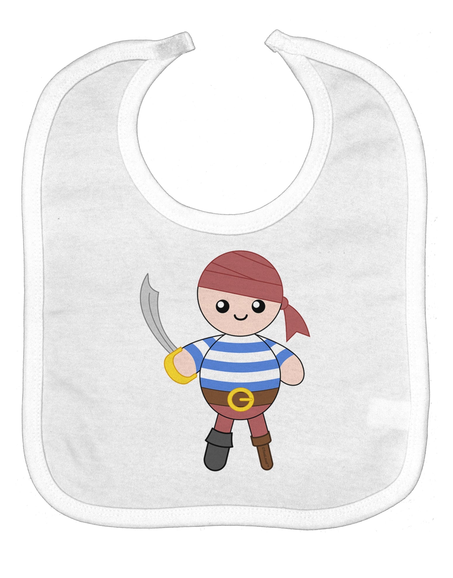 Petey the Pirate - Halloween Baby Bib