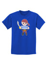 Petey the Pirate - Halloween Childrens Dark T-Shirt-Childrens T-Shirt-TooLoud-Royal-Blue-X-Small-Davson Sales