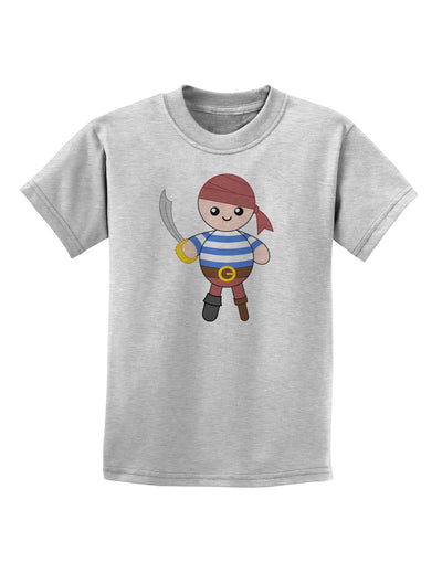 Petey the Pirate - Halloween Childrens T-Shirt-Childrens T-Shirt-TooLoud-AshGray-X-Small-Davson Sales