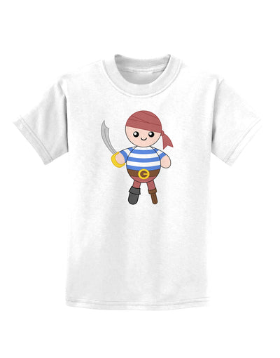 Petey the Pirate - Halloween Childrens T-Shirt-Childrens T-Shirt-TooLoud-White-X-Small-Davson Sales