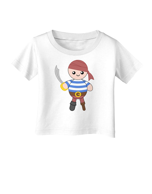 Petey the Pirate - Halloween Infant T-Shirt-Infant T-Shirt-TooLoud-White-06-Months-Davson Sales
