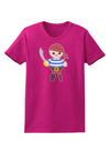 Petey the Pirate - Halloween Womens Dark T-Shirt-Womens T-Shirt-TooLoud-Hot-Pink-Small-Davson Sales