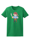 Petey the Pirate - Halloween Womens Dark T-Shirt-Womens T-Shirt-TooLoud-Kelly-Green-X-Small-Davson Sales