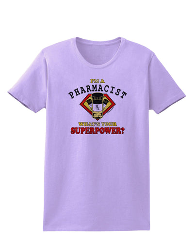 Pharmacist - Superpower Womens T-Shirt-Womens T-Shirt-TooLoud-Lavender-X-Small-Davson Sales