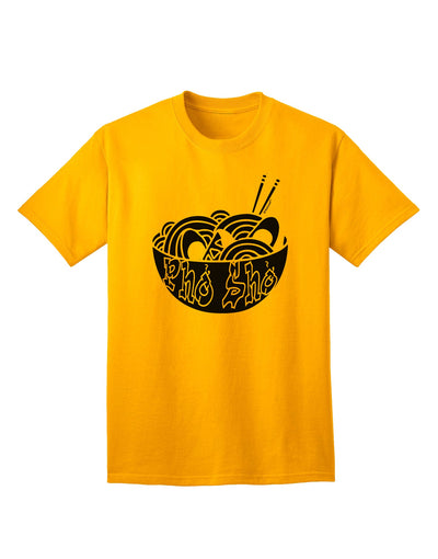 Pho Sho Adult T-Shirt - A Stylish and Trendy Addition to Your Wardrobe-Mens T-shirts-TooLoud-Gold-Small-Davson Sales