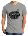 Pho Sho Adult V-Neck T-shirt-Mens T-Shirt-TooLoud-HeatherGray-Small-Davson Sales