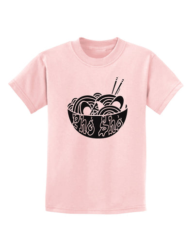 Pho Sho Childrens T-Shirt-Childrens T-Shirt-TooLoud-PalePink-X-Small-Davson Sales