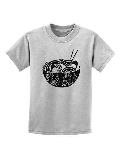 Pho Sho Childrens T-Shirt-Childrens T-Shirt-TooLoud-AshGray-X-Small-Davson Sales