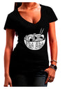 Pho Sho Dark Womens V-Neck Dark T-Shirt-Womens V-Neck T-Shirts-TooLoud-Black-Juniors Fitted Small-Davson Sales