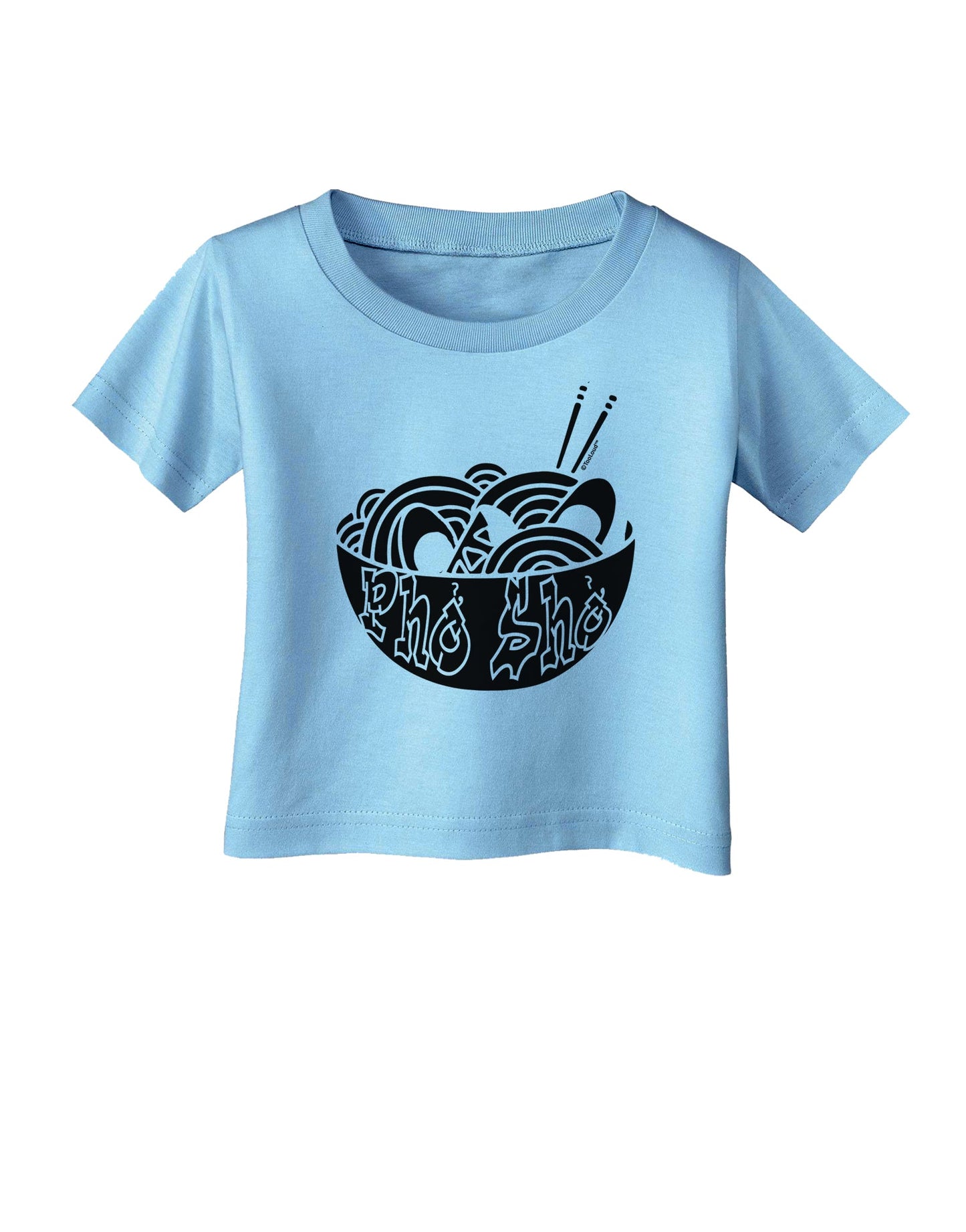 Pho Sho Infant T-Shirt-Infant T-Shirt-TooLoud-Aquatic-Blue-06-Months-Davson Sales