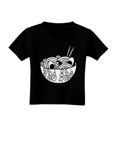 Pho Sho Toddler T-Shirt-Toddler T-shirt-TooLoud-Black-2T-Davson Sales