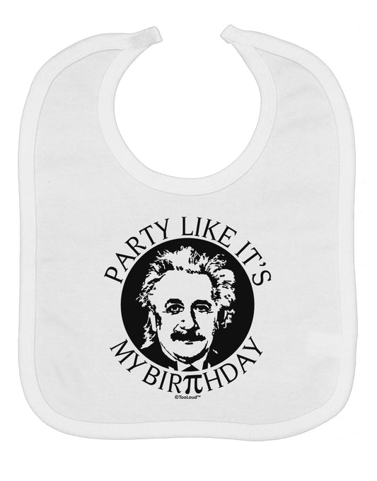 Pi Day - Birthday Design Baby Bib by TooLoud