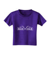 Pi Day Design - 314 Equals Pie Mirrored Pies Toddler T-Shirt Dark by TooLoud-Toddler T-Shirt-TooLoud-Purple-2T-Davson Sales