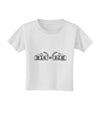 Pi Day Design - 314 Equals Pie Mirrored Pies Toddler T-Shirt by TooLoud-Toddler T-Shirt-TooLoud-White-2T-Davson Sales