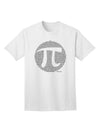 Pi Day Design - Adult T-Shirt with Pi Circle Cutout by TooLoud-Mens T-shirts-TooLoud-White-Small-Davson Sales