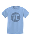 Pi Day Design - Pi Circle Cutout Childrens T-Shirt by TooLoud-Childrens T-Shirt-TooLoud-Light-Blue-X-Small-Davson Sales