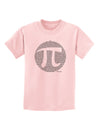 Pi Day Design - Pi Circle Cutout Childrens T-Shirt by TooLoud-Childrens T-Shirt-TooLoud-PalePink-X-Small-Davson Sales