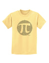 Pi Day Design - Pi Circle Cutout Childrens T-Shirt by TooLoud-Childrens T-Shirt-TooLoud-Daffodil-Yellow-X-Small-Davson Sales