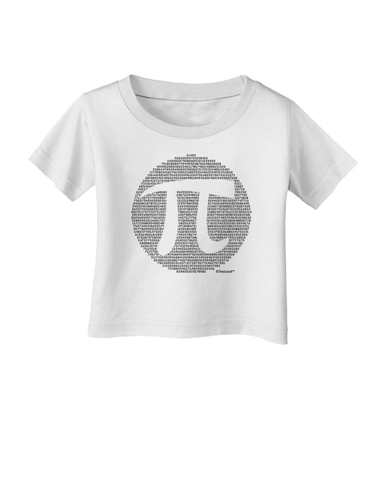 Pi Day Design - Pi Circle Cutout Infant T-Shirt by TooLoud-Infant T-Shirt-TooLoud-White-06-Months-Davson Sales