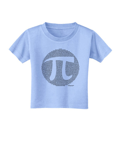 Pi Day Design - Pi Circle Cutout Toddler T-Shirt by TooLoud-Toddler T-Shirt-TooLoud-Aquatic-Blue-2T-Davson Sales