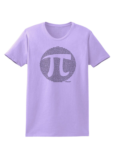 Pi Day Design - Pi Circle Cutout Womens T-Shirt by TooLoud-Womens T-Shirt-TooLoud-Lavender-X-Small-Davson Sales