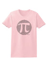 Pi Day Design - Pi Circle Cutout Womens T-Shirt by TooLoud-Womens T-Shirt-TooLoud-PalePink-X-Small-Davson Sales