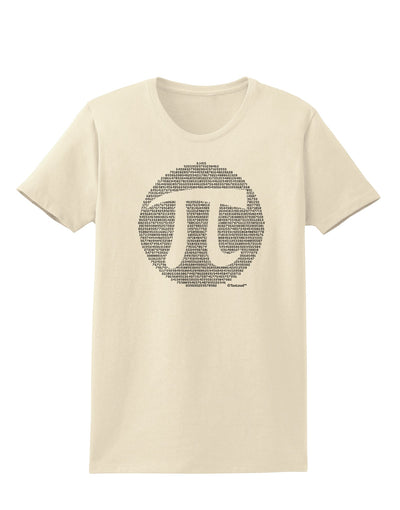 Pi Day Design - Pi Circle Cutout Womens T-Shirt by TooLoud-Womens T-Shirt-TooLoud-Natural-X-Small-Davson Sales