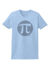 Pi Day Design - Pi Circle Cutout Womens T-Shirt by TooLoud-Womens T-Shirt-TooLoud-Light-Blue-X-Small-Davson Sales