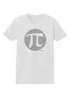 Pi Day Design - Pi Circle Cutout Womens T-Shirt by TooLoud-Womens T-Shirt-TooLoud-White-X-Small-Davson Sales